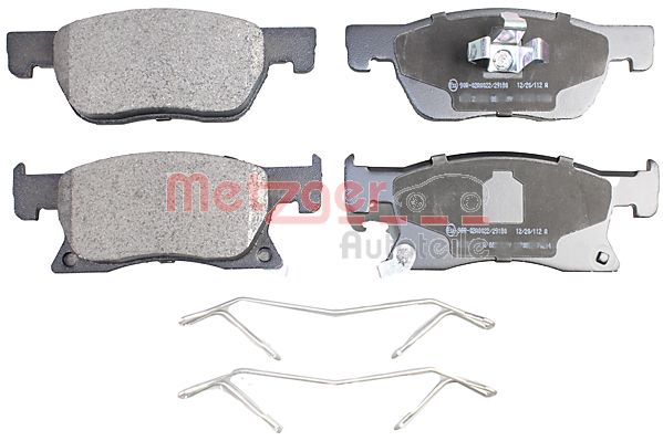 METZGER 1170857 Bremsbelagsatz, Scheibenbremse